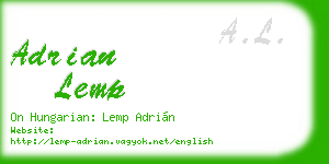 adrian lemp business card